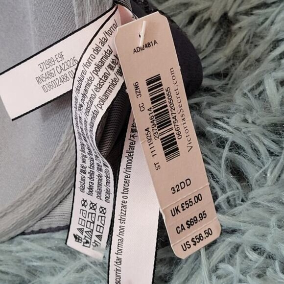 Body by Victoria's Secret Dusty Lavender Racerback Demi Bra - Size 32DD - Picture 5 of 6